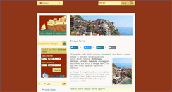 Desktop Screenshot of cinque-terre-tourism.com