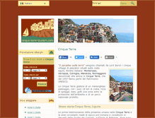 Tablet Screenshot of cinque-terre-tourism.com